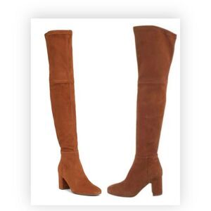 NEW Aquatalia Barbera Tall Shaft Boot Rust Brown $895